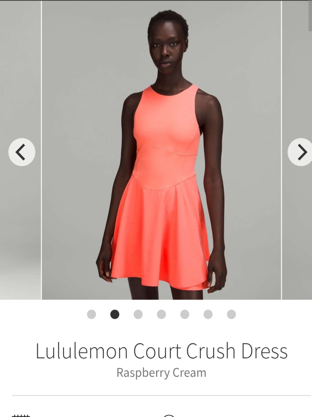 lululemon athletica Court Crush Dress - Coral